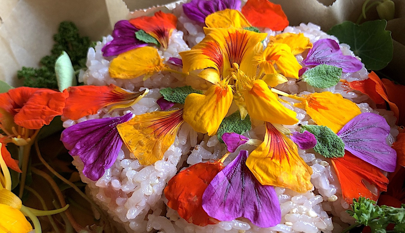 デコレーション花寿司